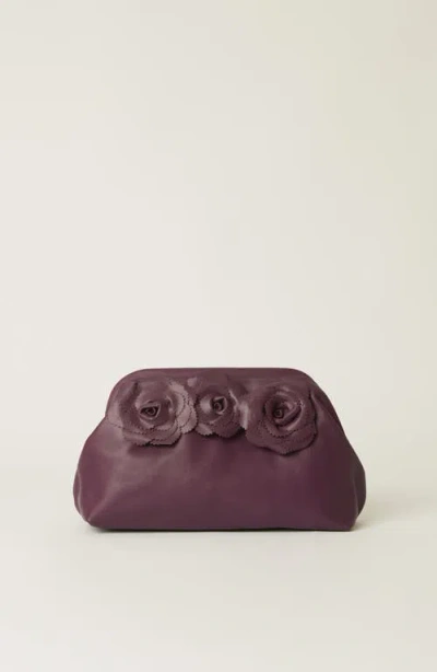 Btb Los Angeles Yasmin Clutch In Burgundy