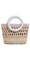 Btb Rio Mini Tote White/multi In White/multi