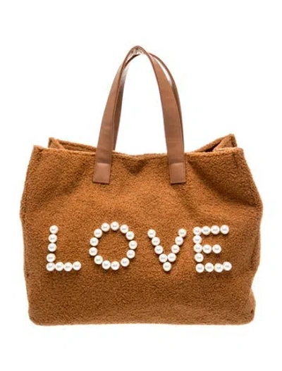 Pre-owned Btb Tote In Brown