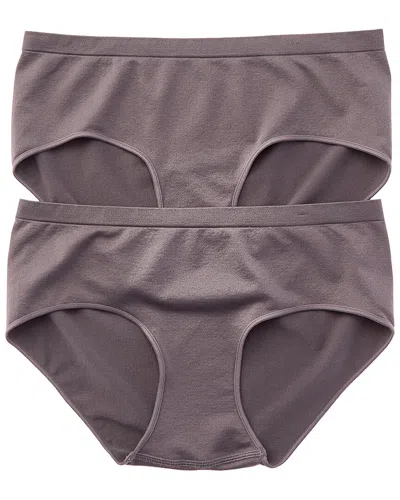 B.tempt'd By Wacoal 2pk Comfort Intended Daywear Hipster In Gray