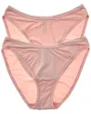 B.tempt'd By Wacoal B. Temptd By Wacoal 2pk Future Foundation Hi-leg In Pink