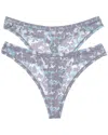 B.tempt'd By Wacoal 2pk Future Foundation Hi-leg In Gray