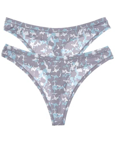 B.tempt'd By Wacoal 2pk Future Foundation Thong In Gray