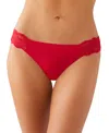 B.tempt'd By Wacoal B. Bare Thong Underwear 976267 In Crimson Red