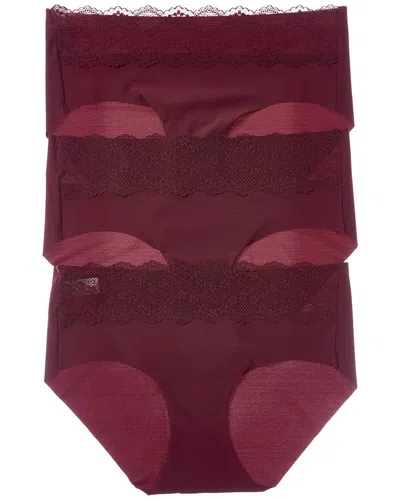 B.tempt'd By Wacoal 3pk B.bare Hipster In Brown