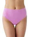 B.tempt'd By Wacoal B. Tempt'd By Wacoal B. Bare Hi Waist Thong In Smoky Grape