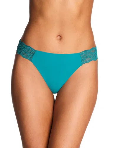 B.tempt'd By Wacoal B.bare Thong In Blue