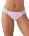B.tempt'd By Wacoal B.bare Thong In Dawn Pink