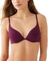 B.tempt'd By Wacoal B. Tempt'd By Wacoal Cotton To A Tee Scoop Unlined Underwire Bra In Potent Purple