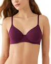 B.tempt'd By Wacoal B. Tempt'd By Wacoal Cotton To A Tee Scoop Unlined Underwire Bra In Potent Purple