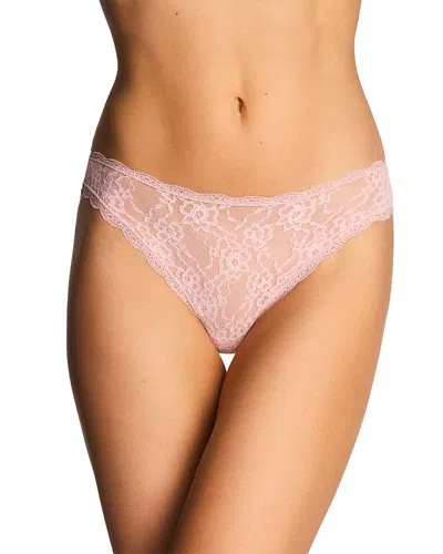 B.tempt'd By Wacoal Effortlessly Lace High Cut Briefs In Pink