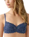 B.tempt'd By Wacoal B. Tempt'd By Wacoal Feeling Famous Balconette Bra In Blue