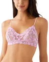 B.tempt'd By Wacoal B. Tempt'd By Wacoal Feeling Famous Bralette In Pink Lavender/very Berry