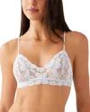 B.tempt'd By Wacoal Feeling Famous Bralette In White/frozen Fjord