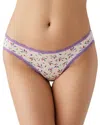 B.tempt'd By Wacoal Inspired Eyelet Bikini In Simply Petals