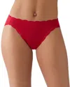 B.tempt'd By Wacoal B. Tempt'd By Wacoal Inspired Eyelet Hi Leg Briefs In Red