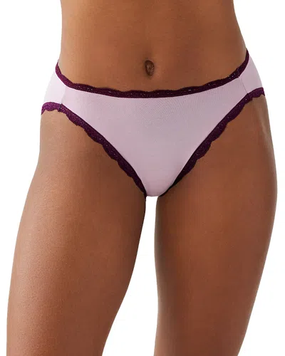 B.tempt'd By Wacoal B. Tempt'd By Wacoal Inspired Eyelet Hi Leg Briefs In Pink
