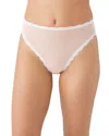 B.tempt'd By Wacoal B. Tempt'd By Wacoal Inspired Eyelet Hi Leg Briefs In Rose Smoke