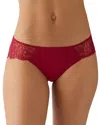 B.tempt'd By Wacoal B. Tempt'd By Wacoal It's On Lace Hipster In Red