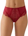 B.tempt'd By Wacoal It's On Eyelash Lace Thong In Red