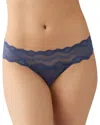 B.tempt'd By Wacoal B. Tempt'd By Wacoal Lace Kiss Bikini In Blue