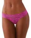 B.tempt'd By Wacoal B. Tempt'd By Wacoal Lace Kiss Bikini In Fuchsia Red