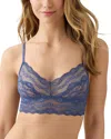 B.tempt'd By Wacoal B. Tempt'd By Wacoal Lace Kiss Bralette In Blue