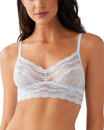 B.tempt'd By Wacoal B. Tempt'd By Wacoal Lace Kiss Bralette In Heather