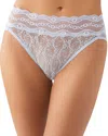 B.tempt'd By Wacoal B. Tempt'd By Wacoal Lace Kiss High-leg Briefs In Heather