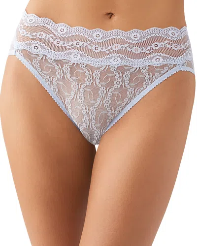 B.tempt'd By Wacoal B. Tempt'd By Wacoal Lace Kiss High-leg Briefs In Heather