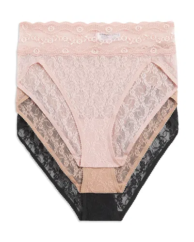 B.TEMPT'D BY WACOAL B. TEMPT'D BY WACOAL LACE KISS HIGH LEG PANTIES, PACK OF 3