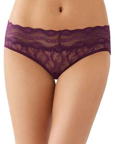 B.tempt'd By Wacoal B. Temptd By Wacoal Lace Kiss Hipster In Potent Purple