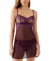 B.tempt'd By Wacoal B. Tempt'd By Wacoal Opening Act Chemise Nightgown In Potent Purple
