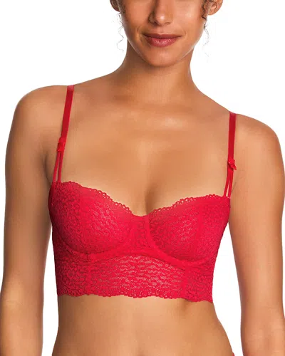 B.tempt'd By Wacoal B. Tempt'd By Wacoal Untamed Demi Longline Bra In Red