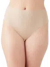 B.tempt'd By Wacoal B.bare Hi Waist Thong In Beige