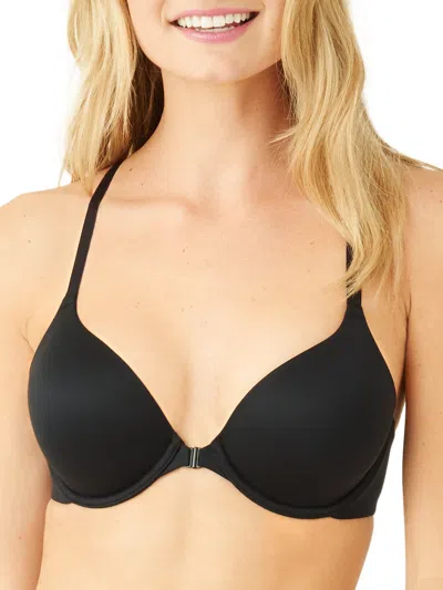 B.tempt'd By Wacoal B. Tempt'd By Wacoal Women's Future Foundations Front-close Racerback Bra In Black