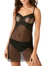 B.tempt'd By Wacoal Opening Act Chemise In Black
