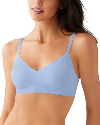 B.tempt'd By Wacoal B. Tempt'd By Wacoal Wow'd Lace Wire Free Bra In Frozen Fjord