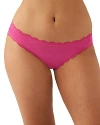 B.tempt'd By Wacoal Inspired Eyelet Bikini In Raspberry Rose