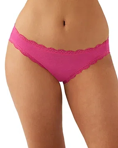 B.tempt'd By Wacoal Inspired Eyelet Bikini In Raspberry Rose