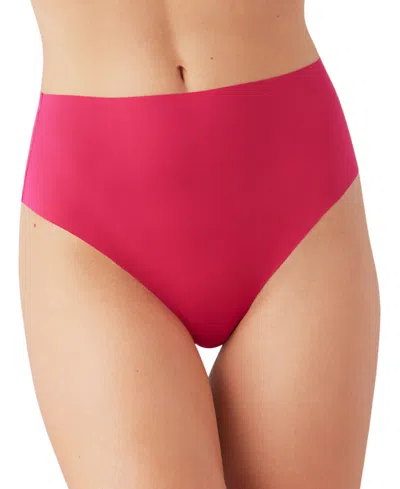 B.tempt'd By Wacoal B.bare Hi-waist Thong Underwear 979267 In Pink