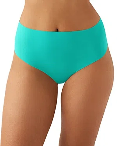 B.tempt'd By Wacoal B.bare Hi Waist Thong In Water Garden