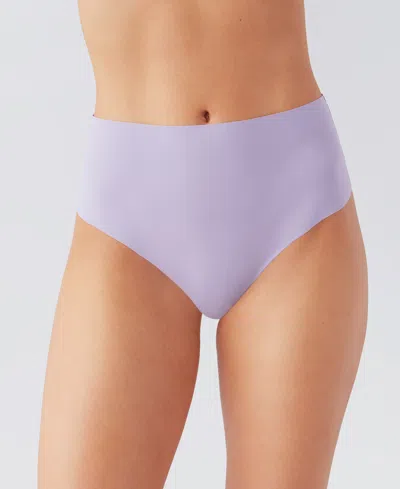 B.tempt'd By Wacoal B.bare Hi-waist Thong Underwear 979267 In Purple