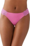 B.tempt'd By Wacoal B. Tempt'd By Wacoal B. Bare Thong In Ibis Rose