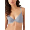 B.tempt'd By Wacoal B.wow'd Convertible Push-up Bra In Lilac Gray