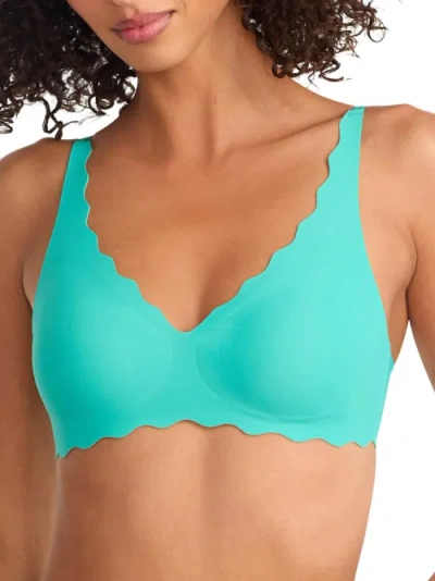 B.tempt'd By Wacoal B.wow'd Convertible Wire-free Bra In Blue