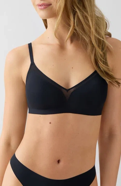 B.tempt'd By Wacoal B.wow'd Modern Wirefree Bra In Black