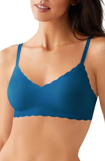B.tempt'd By Wacoal B.wow'd Wireless Bra In Blue