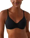 B.tempt'd By Wacoal Cotton To A Tee Underwire Unlined Bra In Black