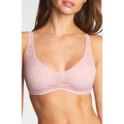 B.tempt'd By Wacoal Effortlessly Lace Underwire Bra In Pink